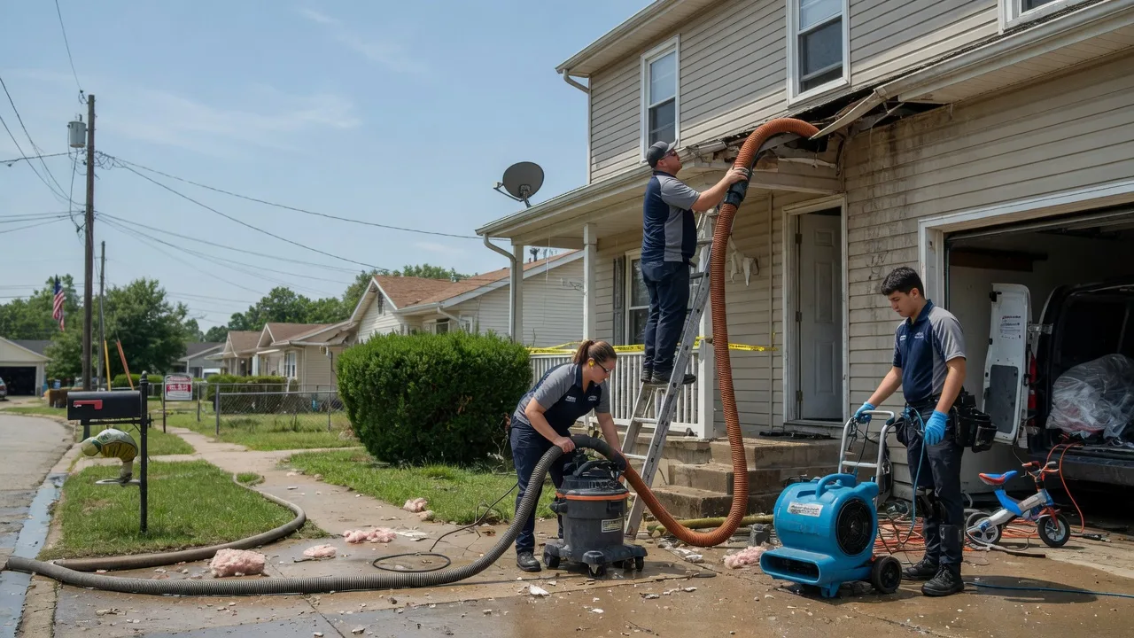Water Damage Restoration in Sidney, IL near me